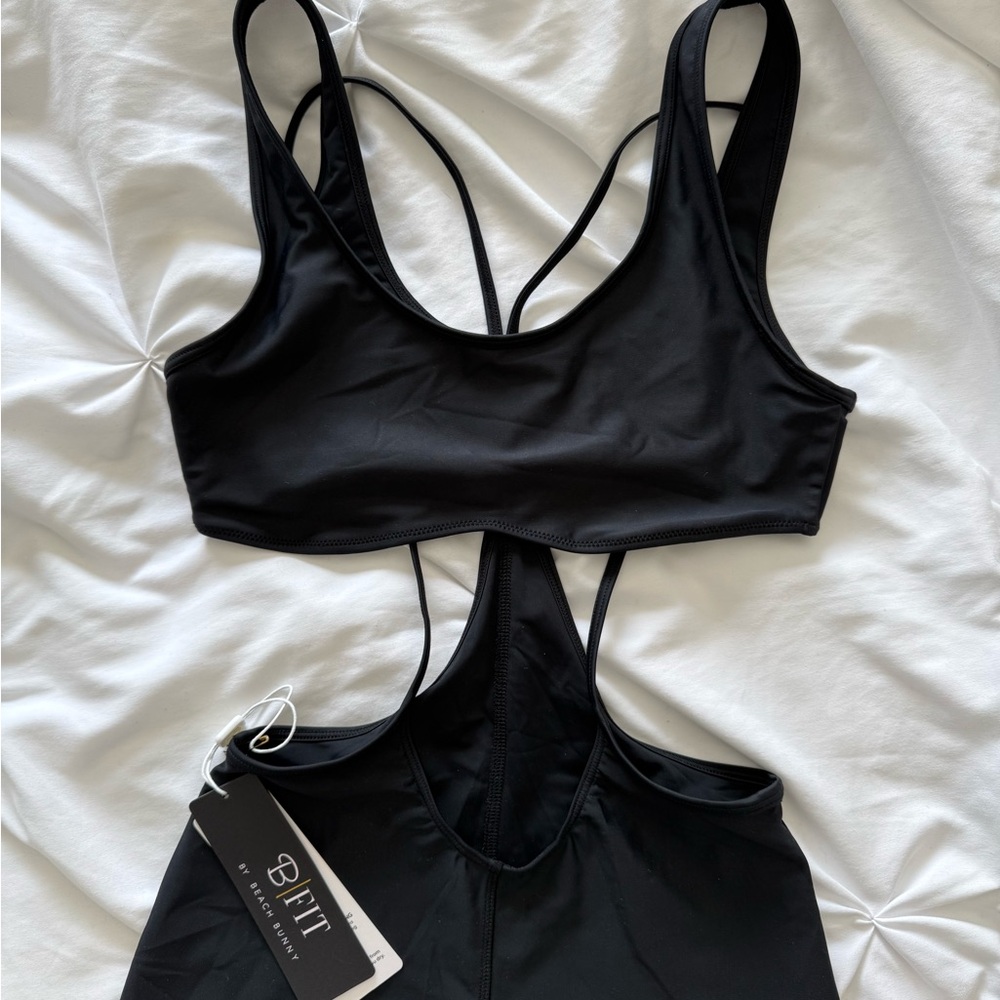 Beach Bunny Harley Unitard NWT black